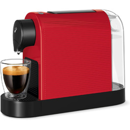 Кавова капсульна машина Tchibo Cafissimo Pure Plus, 0,8 л, 1250 Вт, для еспресо, кави та кафе крема, червона