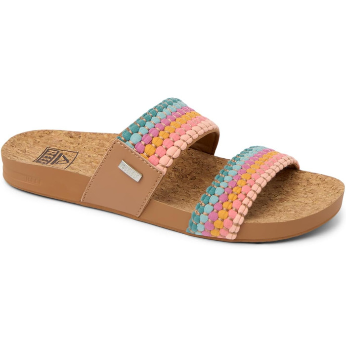 Шльопанці Reef Cushion Vista Sherbet Multi 36 EU - Комфортні шльопанці для пляжу та басейну