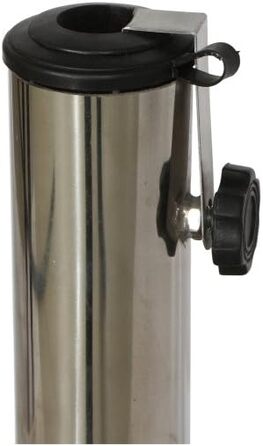 SIENAGARD 213345 Umbrella Stand, 25 kg, 45 x 28 cm for umbrella sticks with a diameter of 25-48 mm, grey
