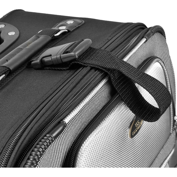 Набір валіз U.S. Traveler New Yorker (4 шт) - червоний, легкий, м'який, розширюваний