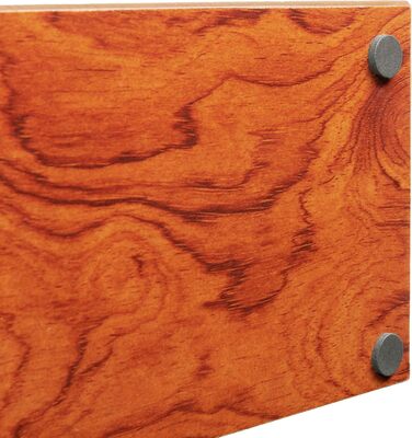 Набір аксесуарів для бару BRUBAKER 6-в-1 з ящиком для вина - дизайн з благородного дерева - набір сомельє з нержавіючої сталі з виливальником + пробкою + термометром для вина + кільцем від крапель - подарунковий набір сріблястого кольору