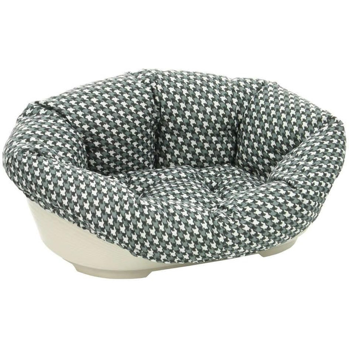 Килимок для собак та котів Ferplast SOFA 'CUSHION' - м'який, зручний, з бавовняною подушкою, сірий, 85 x 62 x 28,5 см