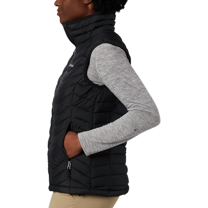 Жіночий пуховик без рукавів Columbia Powder Lite Vest, XS, Чорний