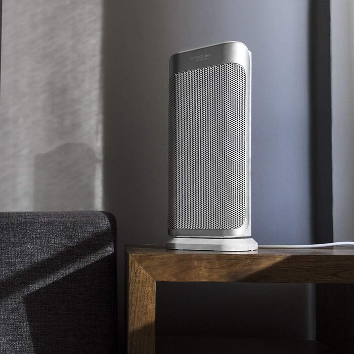 Обігрівач керамічний Cecotec ReadyWarm 6250 Sky Style, 2000 Вт, 3 режими, термостат, осциляція 90°, захист від перекидання та перегріву, до 25 м²