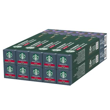 Кавові капсули Starbucks Espresso Roast Decaf для Nespresso, темне обсмажування, 100 шт (10х10)