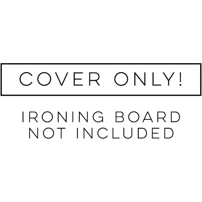 Padded Premium Ironing Board Cover with Titan Silicone Coated Technology, with Thick Multi Padding in Various Sizes 15 x 48 inches Blue