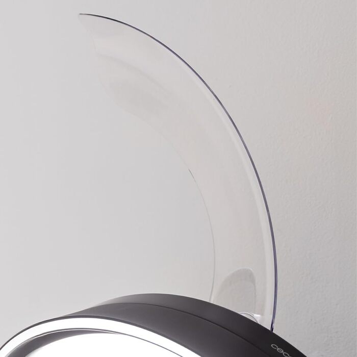 Стеляний вентилятор Cecotec EnergySilence Aero 470, 55 Вт, з пультом керування, діаметр 106 см, 3 лопаті, 3 швидкості, чорний, функція зими (діаметр 132 см, сірий)