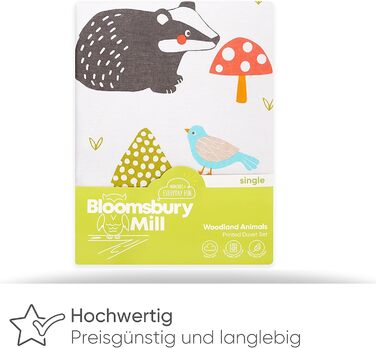 Дитяча постільна білизна Bloomsbury Mill 135x200: комплект 