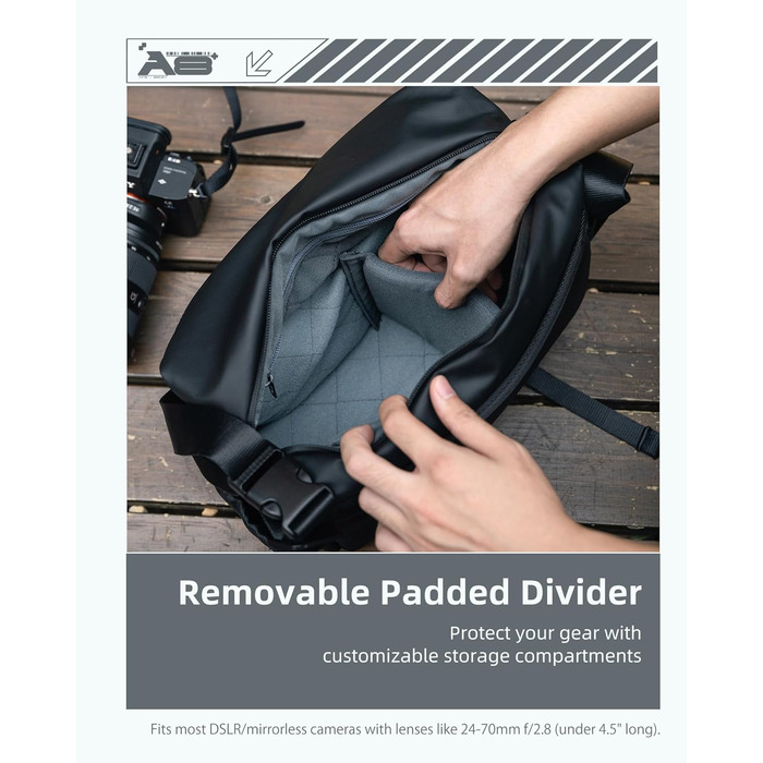 Чохол-сумка на плече для камери LLANO для DSLR/беззеркальних камер, зелений