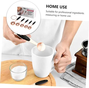 MAGICLULU 3 Sets Rose Gold Measuring Spoons, Measuring Cups, Scoops, Grill Plate, Baking Mold, Cocktail Spoon, Measuring Spoon, Kitchen Baking Utensils, Kitchen Accessories, Stainless Steel