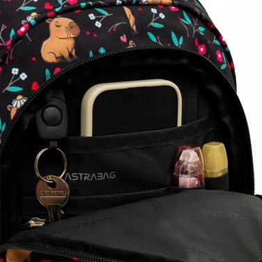 Багатофункціональний шкільний рюкзак AstraBag, багатокомірний, багатоколірний