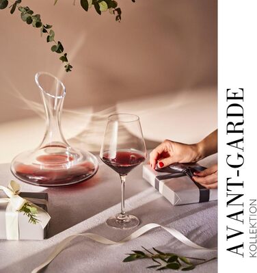 KROSNO Wine Decanter Wine Carafe | 1500 ML | Set of 1 | Avant-Garde Collection | Red Wine Decanter Decanting Carafe | Perfect for Home, Restaurants, and Parties