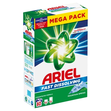 Пральний порошок Ariel Fast Dissolving Mountain Spring, 4.4 кг