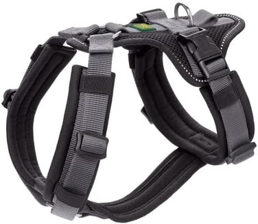 Нашийник для собак Maldon, чорний/сірий, розмір XS