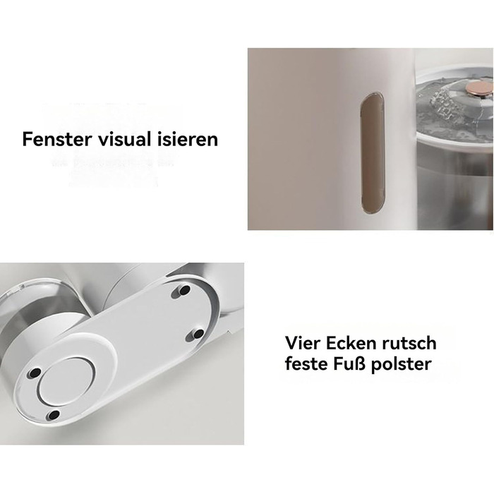 UUE 2-in-1 Automatic Pet Feeder & Water Dispenser - Cat & Dog - 1.5kg Capacity, 1.8L Water, Gravity-Fed, BPA Free, USB Rechargeable