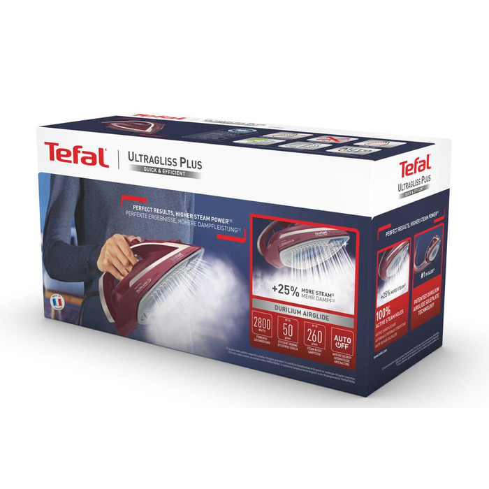 Парова праска Tefal Ultragliss Plus FV6820E0, 2800 Вт