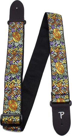 Гітарний ремінь Perri's Leathers The Hope Collection Mandala - Нейлон, жаккард, регульований, для акустичної/басової/електрогітари, виготовлено в Канаді (TWS-6806)