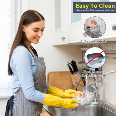 Електрична ланчбокс Carsolt 80W 1,5L з 3 функціями (нагрівання, термобокс, ланчбокс) для авто, офісу та дому. Висока якість, сірий колір, 12V/24V/230V, знімний контейнер. Безпечна від протікання.