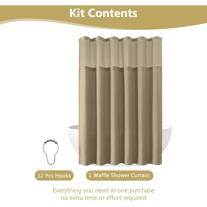 Шторка для душу FY&XZH з гачками, важка, водонепроникна, зелена, 83x83 см та 200x200 см, з сітчастим вікном, стиль готелю