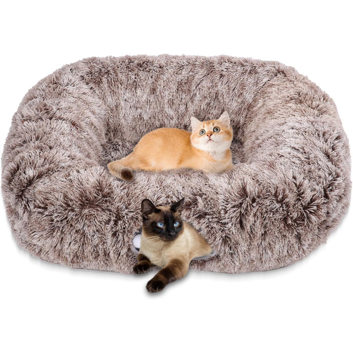 Туннель для котів Vuxava XXL сірий – іграшка та ліжко для котів, 100x82 см, 180 см, 2 входи, миється, знімається