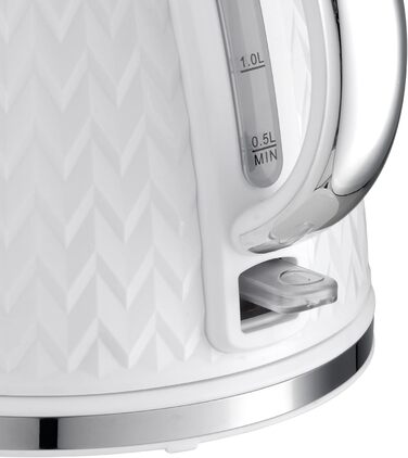 Електричний чайник Eldom C265B, 1.7 л, 2000 Вт, ретро дизайн, білий | Чайник для кухні