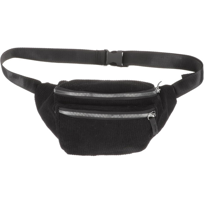 Валіклад Набір з 2 бананки/поясна сумка на пояс для жінок та дівчат, зелений (чорний)