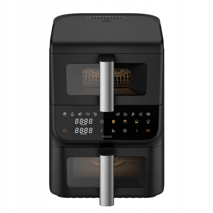 Аерофритюрниця 4Swiss ABB-225 з двома чашами, 2500 Вт, 10 л