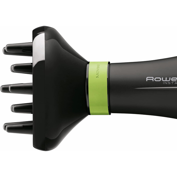 Фен Rowenta CV6030 Haartrockner Eco Intelligence Instant Dry з технологією Air Booster | 1500 Вт, 3 температури, 2 швидкості, холодне повітря, чорний