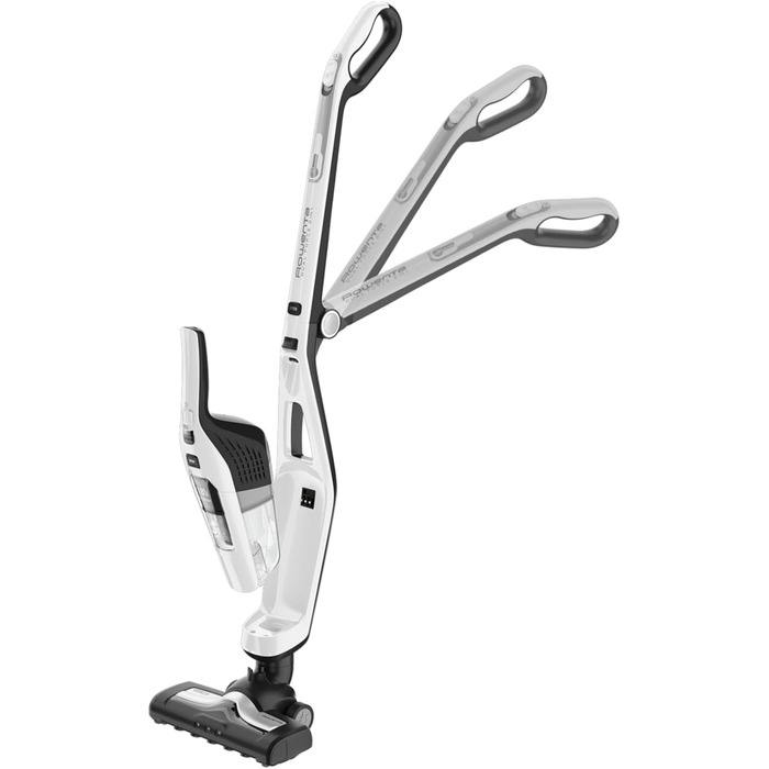 Rowenta RH6737 Dual Force 2-in-1 Cordless Stick Vacuum | Integrated Handheld Vacuum | Foldable Handle | Very Lightweight – Only 2.5 kg | LED Lighting | White