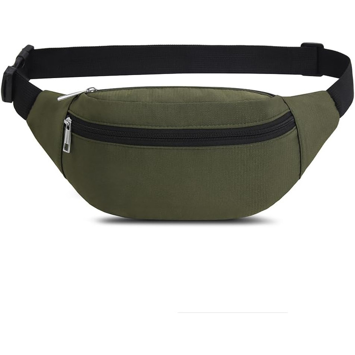 Спортивна поясна сумка на пояс, водонепроникна, для жінок та чоловіків, нейлон, для активного відпочинку, подорожей, бігу, собак, Olive-1