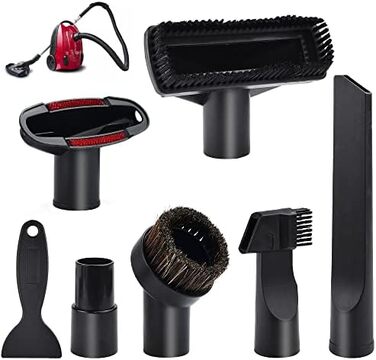 Універсальний набір насадок для пилососа 7 шт. 32-35 мм - сумісний з Kärcher, Miele, Siemens, AEG, Bosch