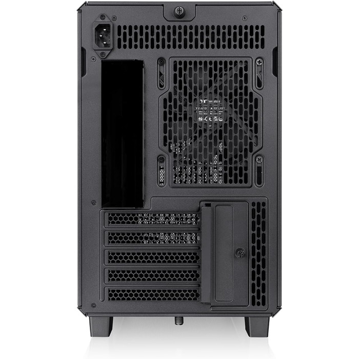 Корпус для ПК Thermaltake TR200 Micro Chassis, Micro-ATX/Mini-ITX, підтримка СРО 360мм, 7 вентиляторів 120мм, USB-C, чорний