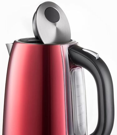 Електричний чайник Grundig WK 8340 з нержавіючої сталі, 1.7 л, прихований нагрівальний елемент, індикатор рівня води, колір Rose Gold