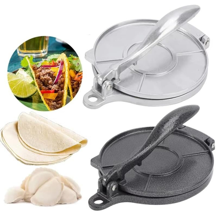 Пресс для тортильї Gusseisen, 16 см: для тако, арепас, кесадільї, емпінадас, патаконес