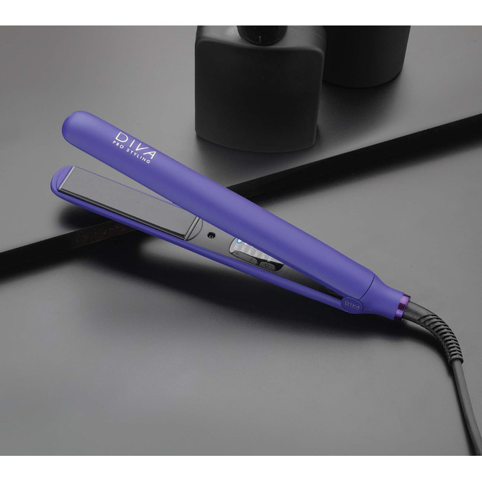 Випрямляч для волосся Diva Pro Styling Digital Styler фіолетовий з автоматичним вимкненням