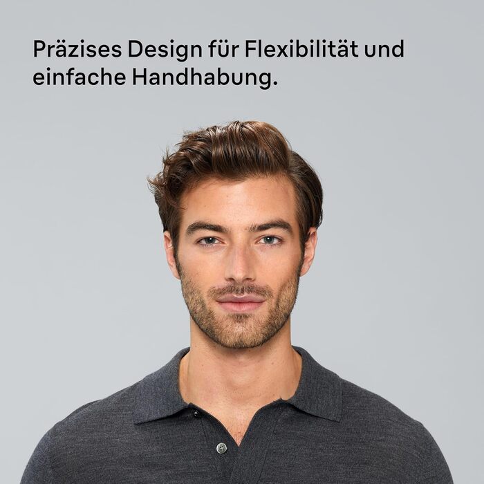 Фен для волосся Braun HD1.5 (BRHD150E) компактний дорожній, 1800 Вт, 3 режими температури та швидкості, з насадкою-концентратором, чорний