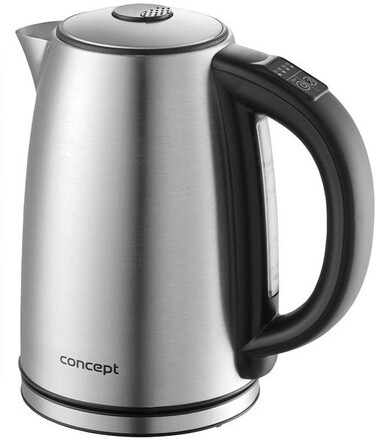 Електричний чайник Concept RK3350, 2200 Вт, 1,7 л, сріблястий/сірий
