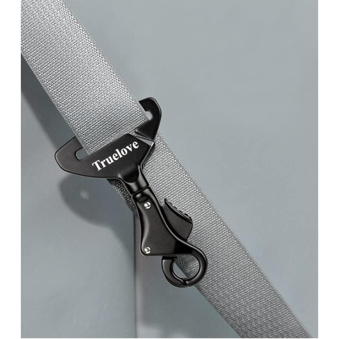 Ремінь безпеки для тварин WINHYEPET True Love: надійна фіксація в авто, сумісний з усіма ременями, для собак та котів, TLM1993, середній розмір