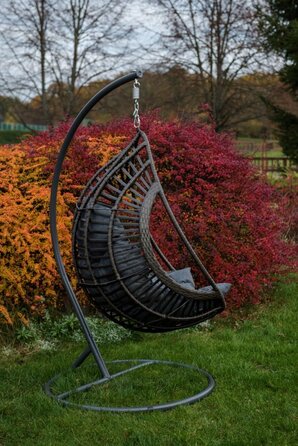 Підвісне крісло-гойдалка на стійці Bello Giardino, 80 см, до 100 кг