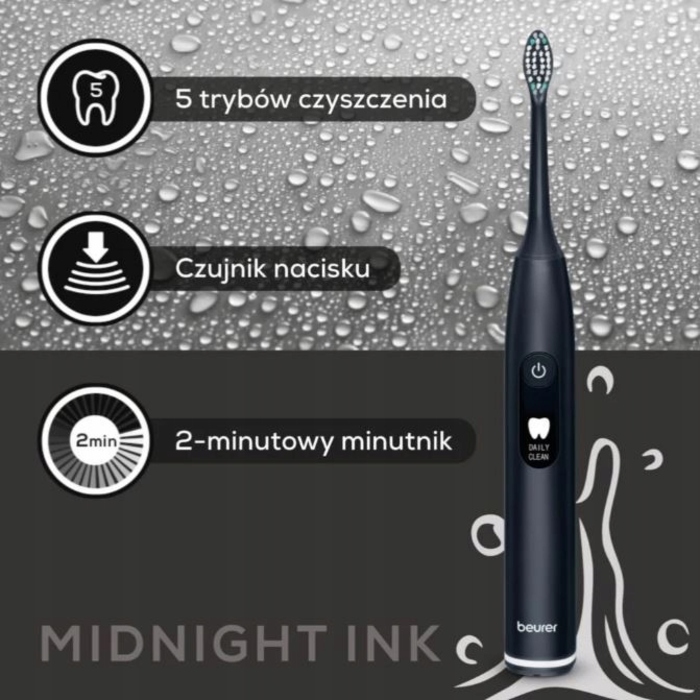 Електрична зубна щітка SC 50 Midnight Ink, 5 режимів чищення