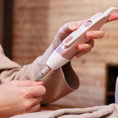 Електричний набір для манікюру та педикюру Cecotec Bamba PinkyCare 700 Perfect Nails з 7 насадками, 5 швидкостями та 2 напрямками, ергономічний дизайн