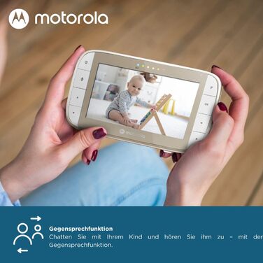 Дитячий відеоняня Motorola VM483 з камерою, інфрачервоним підсвічуванням та функцією двостороннього зв'язку