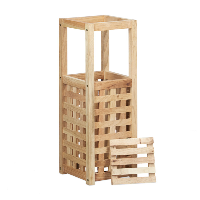 Relaxdays Umbrella Stand Walnut