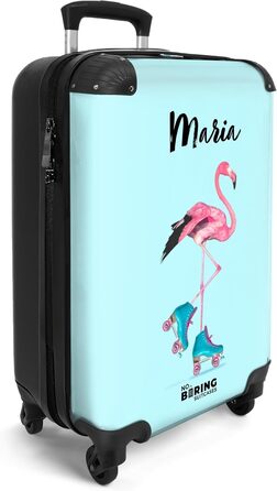 Дитячий валіза-роликовий колірний, 55x40x20 см, Handgepäck, персоналізований з іменем та ініціалами, легкий, для хлопчиків, з принтом 'Ренн-авто'
