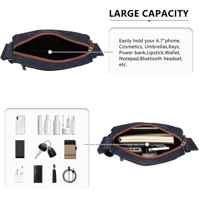 KONO Рюкзак для школи 3-в-1: рюкзак, сумка через плече, пенал. Підходить для ноутбука 15.6