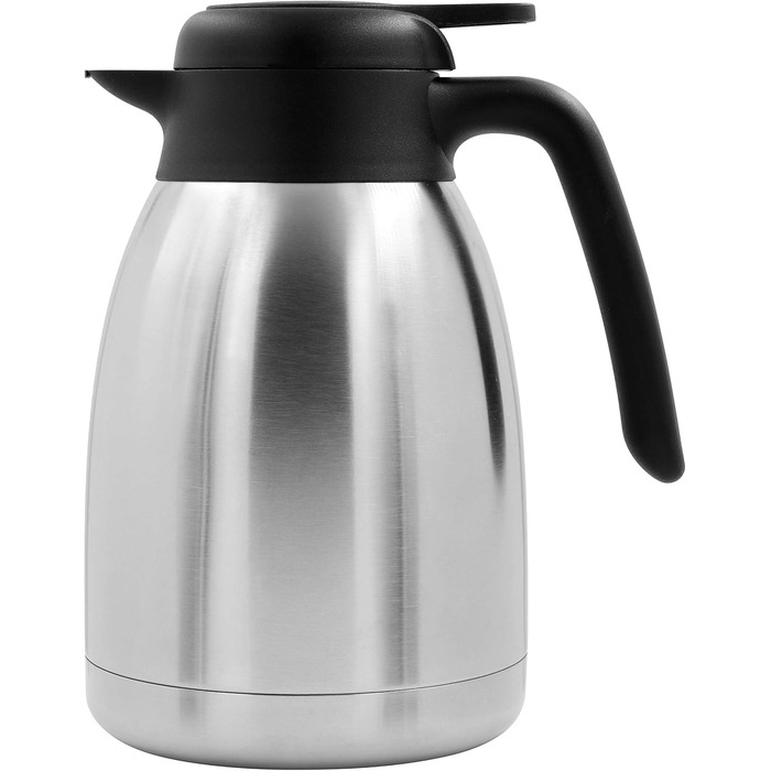TRINKBASIS Insulated Carafe 1.5 L – Double-Walled Stainless Steel Thermos for up to 10 Cups of Coffee or Tea - Coffee Pot, Teapot
