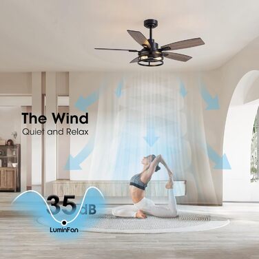 Стельовий вентилятор LuminFan 46