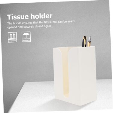 Cabilock Towel Dispenser Wall Tissue Box Wall Mount Under Table Cabinet No Trace Paper Towel Paper Hand Towel Folded Towel Storage Kitchen Bathroom Toilet Office White