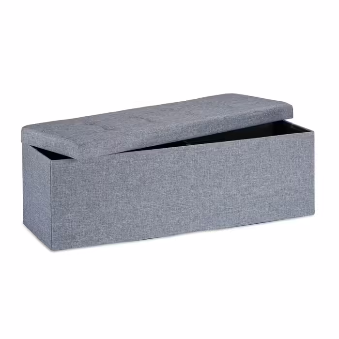 Relaxdays Foldable Bench Linen