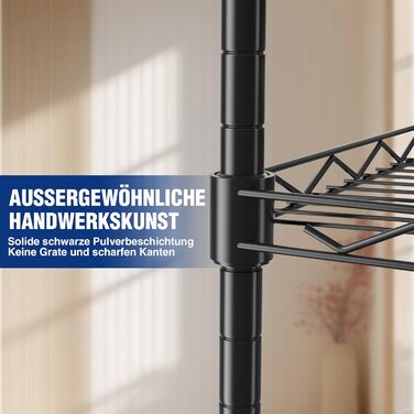WORKPRO Regal für Wohnzimmer, Lagerregal aus Metall